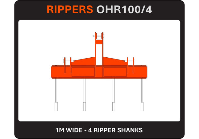 RIPPERS - Tractors 18-50hp