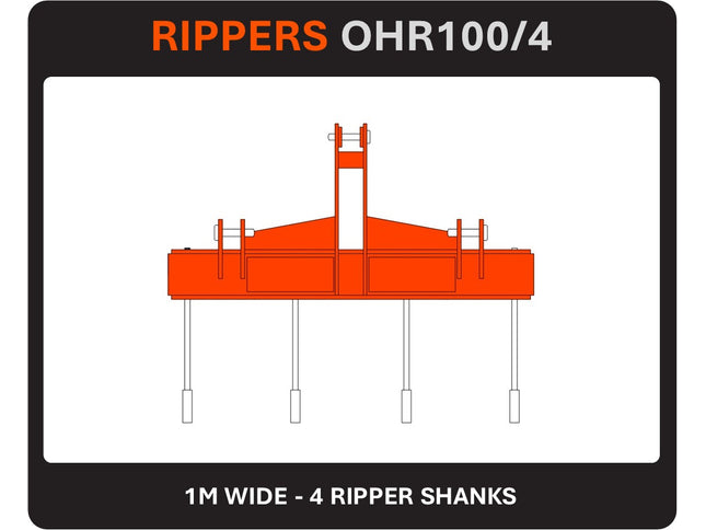 RIPPERS - Tractors 18-50hp