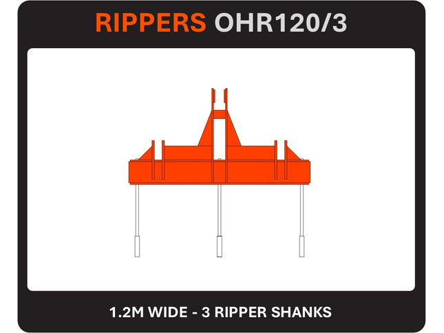 RIPPERS - Tractor 60 - 120hp