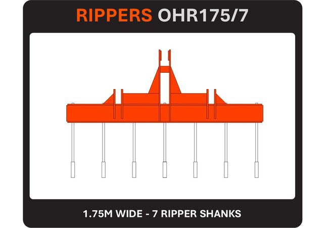 RIPPERS - Tractor 60 - 120hp