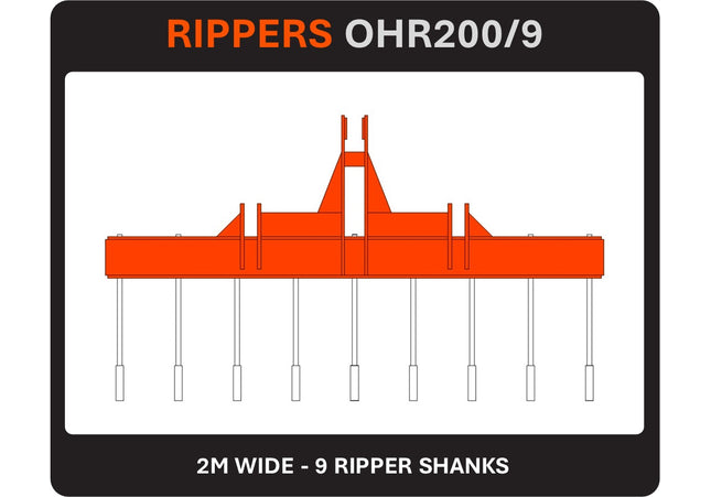RIPPERS - Tractor 60 - 120hp