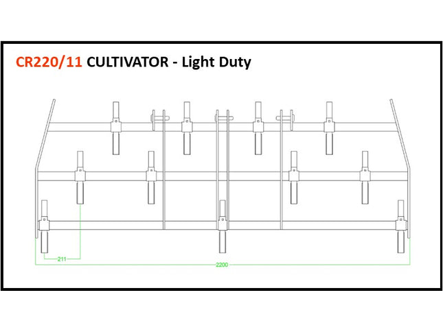 CULTIVATOR - LIGHT DUTY