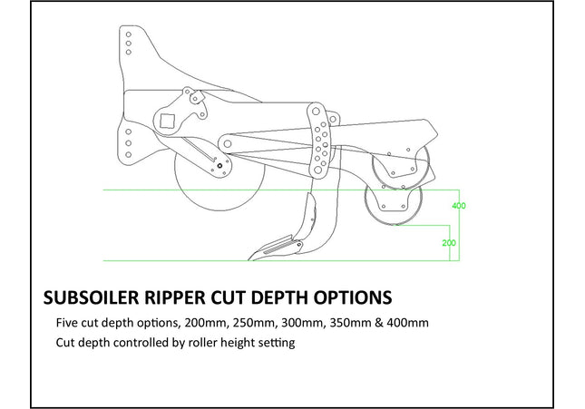 AERATOR SUBSOILER - HEAVY DUTY