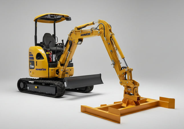 EXCAVATOR GRADER BEAM Scoop Model