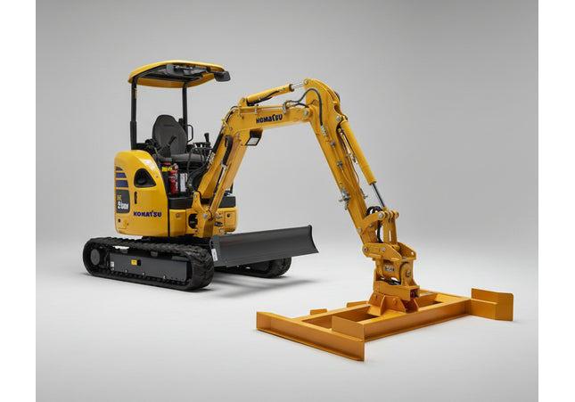 EXCAVATOR GRADER BEAM Scoop Model