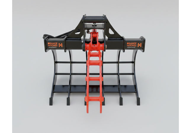 EXCAVATOR ROOT RAKE with CLAW for 1.7-3.5 Tonne Machines