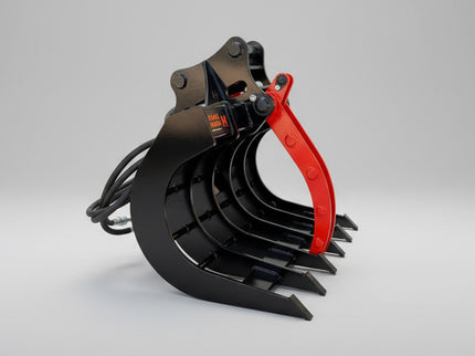 EXCAVATOR ROOT RAKE with CLAW for 1.7-3.5 Tonne Machines