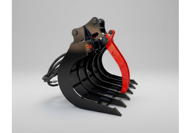 EXCAVATOR ROOT RAKE with CLAW for 1.7-3.5 Tonne Machines