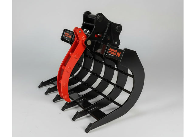 EXCAVATOR ROOT RAKE with CLAW for 1.7-3.5 Tonne Machines