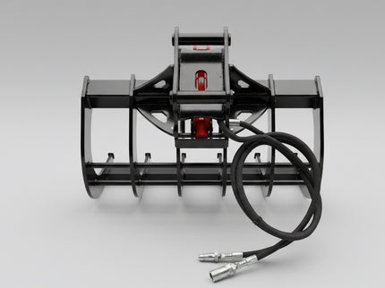 EXCAVATOR ROOT RAKE with CLAW for 1.7-3.5 Tonne Machines