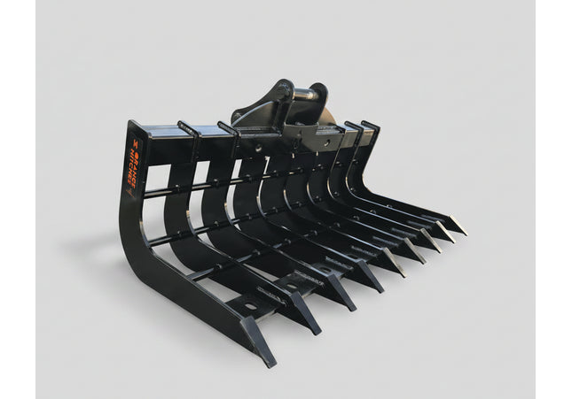 EXCAVATOR ROOT RAKE for 6-13 Tonne Machines