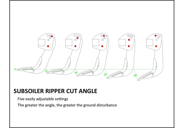 AERATOR SUBSOILER - HEAVY DUTY